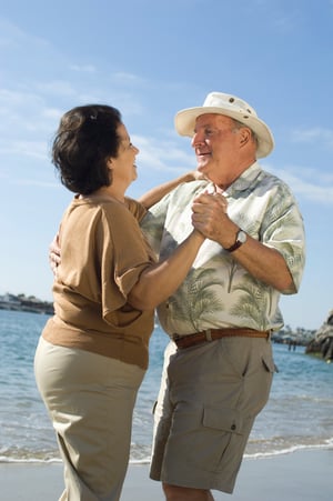 Couple Dancing on the Beach